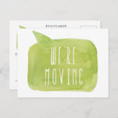 新しいAddress House Homeフォトポストカードを移動する 案内ポストカード (正面/裏面)