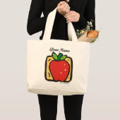 新しいApple ラージトートバッグ (正面(商品))