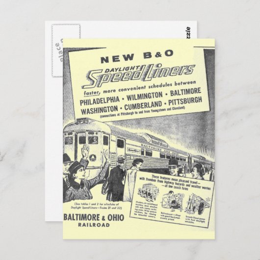 新しいB&O Buddは日光Speedlinersを造りました ポストカード (正面/裏面)