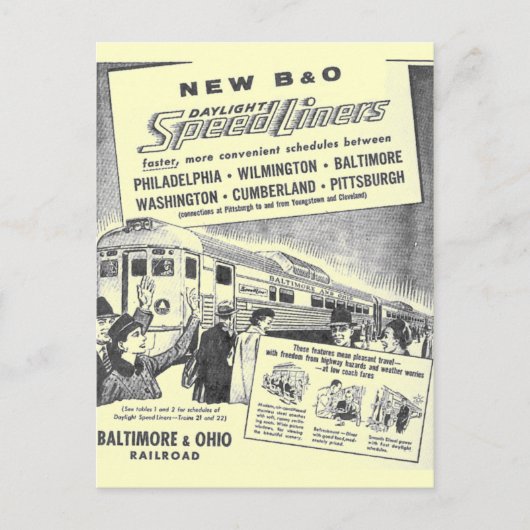 新しいB&O Buddは日光Speedlinersを造りました ポストカード (正面)