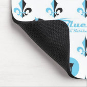 新しいBELUXEの青または何も マウスパッド (コーナー)