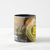 新しいBitcoinロゴ マグカップ (中央)