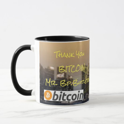 新しいBitcoinロゴ マグカップ (左)