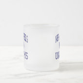 新しいBraunfels -ユニコーン-高新しいBraunfels フロストグラスマグカップ (中央)