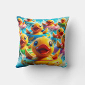 "新しいBraunfels Tx:コマールのチューブダッキー(アヒルちゃん)" クッション (裏面)