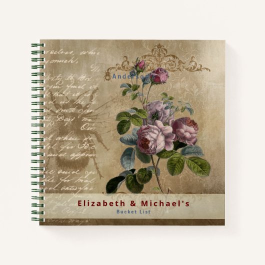 新しいBUCKETリストカスタム ノートブック (正面)