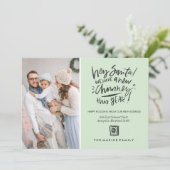 新しいChimneyホリデーフォトカード シーズンカード (スタンド正面)