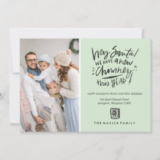 新しいChimneyホリデーフォトカード シーズンカード