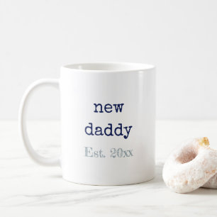 新しいDaddyベビー誕生統計 コーヒーマグカップ
