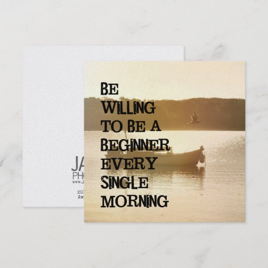 新しいDAY 5.25 x 5.25カード 招待状 (正面/裏面)