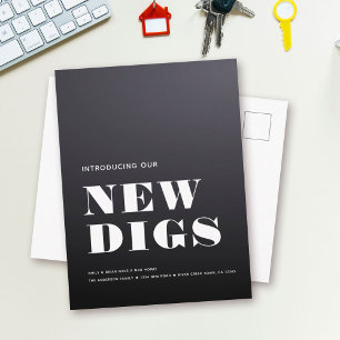 新しいDIGSシンプルモダンミニマルの発表 案内ポストカード