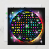 新しいDISCOパーティー- SRF 招待状 (正面/裏面)