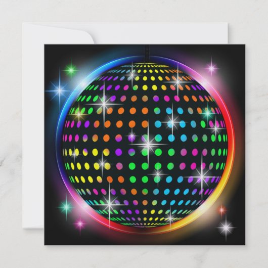 新しいDISCOパーティー- SRF 招待状 (正面)