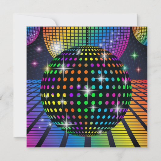 新しいDISCOパーティー- SRF 招待状 (正面)