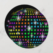 新しいDISCOパーティー- SRF 招待状 (正面/裏面)