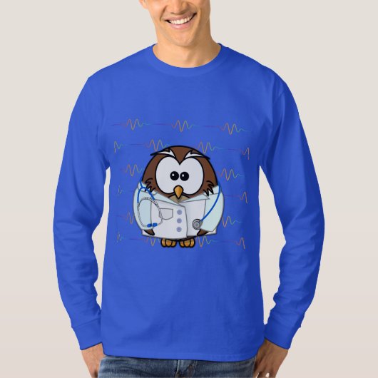 新しいdocフクロウのページング tシャツ (正面)