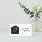 新しいDSLRカメラ写真ビジネスカード 名刺 (スタンド正面)