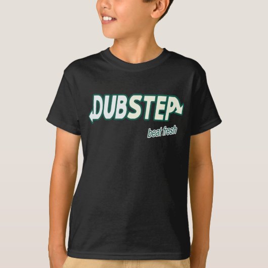 新しいDUBSTEPのビート Tシャツ (正面)