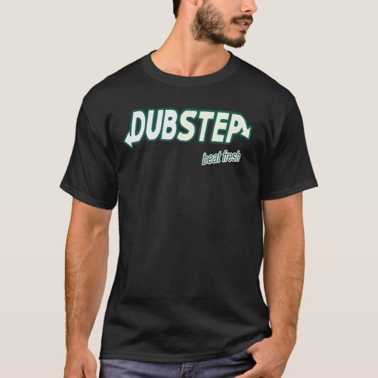 新しいDUBSTEPのビート Tシャツ (正面)