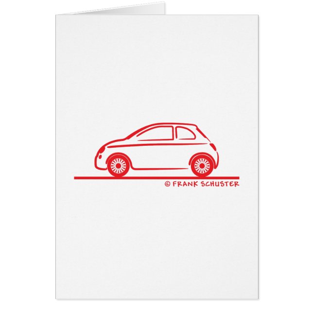 新しいFiat 500シンクエセント (正面)