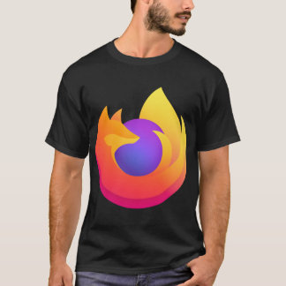 新しいFirefox 2020ロゴシール Tシャツ