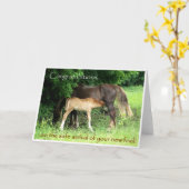 新しいFoalおめでとうカード カード (黄色い花)