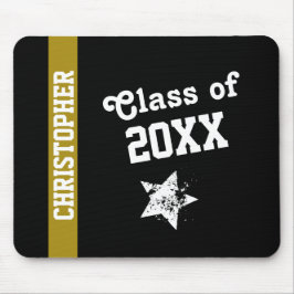新しいGRADクラスの任意の年の金ゴールドG19 マウスパッド