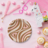 新しいGrooveレトロトリップ（幻覚体験）のような抽象芸術 ペーパープレート (パーティー)