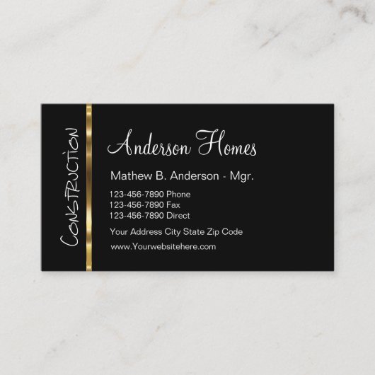 新しいHome Builder名刺 名刺 (正面)