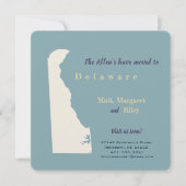 新しいHome Delaware Moving Announcementポストカード (正面)