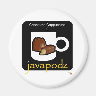 新しいJavaPodzチョコレートカプチーノマグネット マグネット