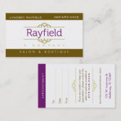 新しいLyndsey Rayfieldの名刺 名刺 (正面/裏面)