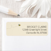 新しいMama-to-beeシャワー差出人住所ラベル ラベル (インサイチュ)