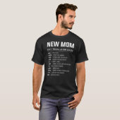 新しいMom文字Acronyms Translation Guide For Mommy Tシャツ (正面フル)