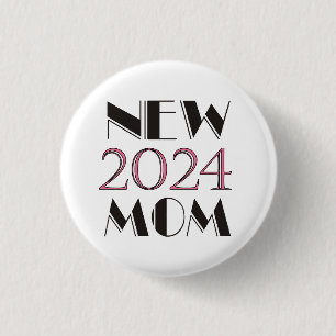 新しいMom 2024ボタン 缶バッジ