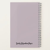 新しいMom Journalフォトノートブックの成長 ノートブック (裏面)