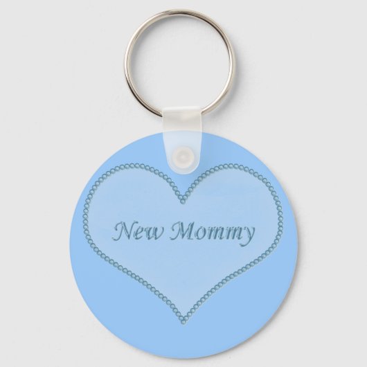 新しいMommy Keychain、青 キーホルダー (正面)