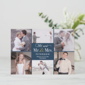 新しいMrとMrs. EDITABLE COLORサンキューカード サンキューカード (スタンド正面)