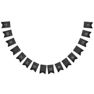 新しいMr.&チャルクボー結婚ド夫人 バンティングフラッグ