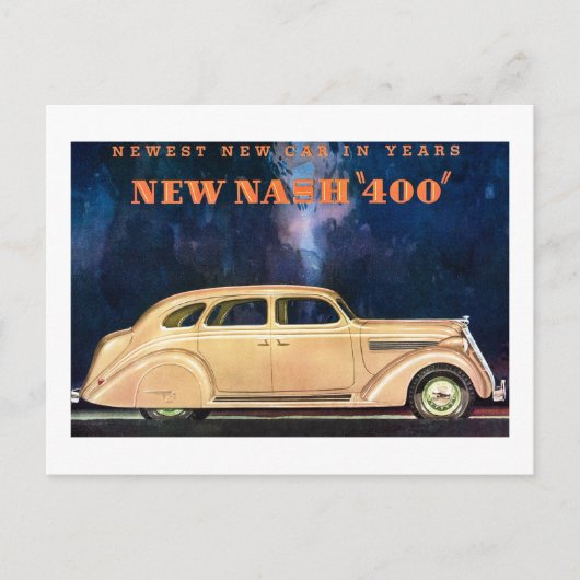 新しいNash 400 – 年の最新新車 – ヴィンテージ ポストカード (正面)