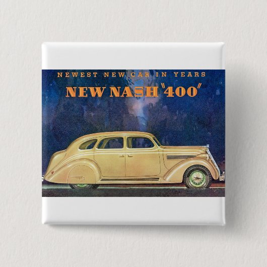 新しいNash "400" 缶バッジ (正面)