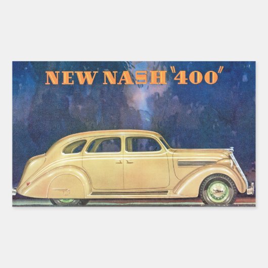 新しいNash "400" 長方形シール (正面)