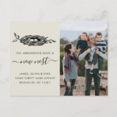 新しいNest Homeアドレスの変更の写真の移動 案内ポストカード (正面)