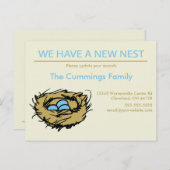 新しいNest Movingアナウンスポストカード 案内ポストカード (正面/裏面)