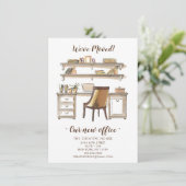 新しいOfficeの移行のお知らせ 案内状 (スタンド正面)