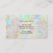 新しいopalテクスチャロイヤリティカード 名刺 (裏面)