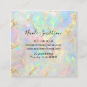 新しいopalデザインスクエア名刺 スクエア名刺 (裏面)