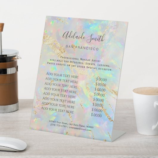 新しいopal価格表ペデスタル記号 台座サイン (インサイチュ)