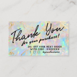 新しいopal割引カード 名刺