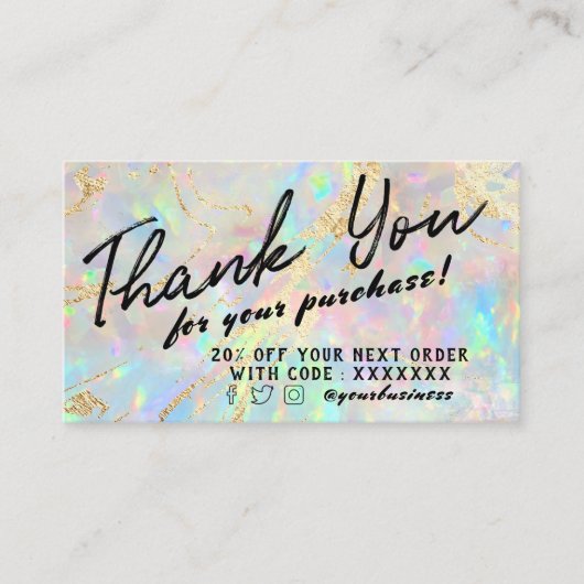 新しいopal割引カード 名刺 (正面)